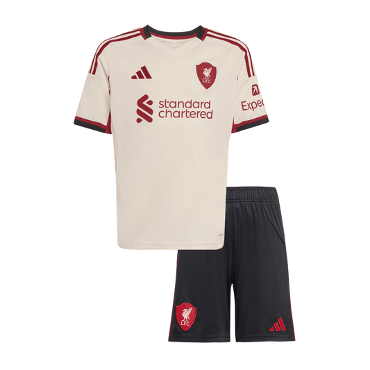 Liverpool detská vonkajšia futbalová súprava 2025/26