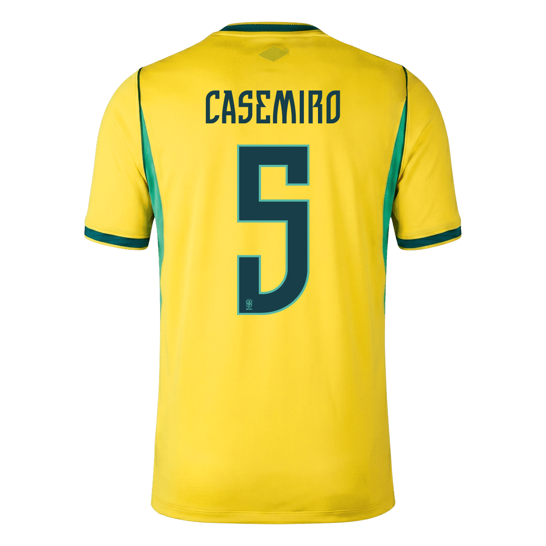 Pánske Futbalový Dres Brazília Domáci MS 2026 - CASEMIRO #5