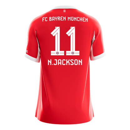 Bayern Mníchov pánsky domáci futbalový dres 2025/26 - N.JACKSON #11 (Prémiová kvalita)