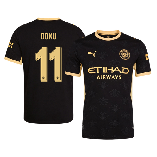 Manchester City pánsky Vonkajší futbalový dres 2026/27 – DOKU #11 – UCL [hráčska verzia]