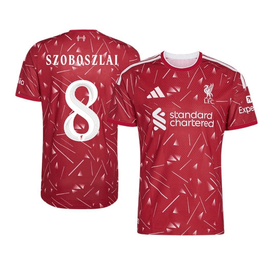 Liverpool pánsky Domáci futbalový dres 2026/27 – SZOBOSZLAI #8 – UCL [hráčska verzia]