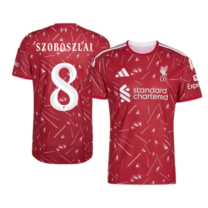 Liverpool pánsky Domáci futbalový dres 2026/27 – SZOBOSZLAI #8 – UCL [hráčska verzia]
