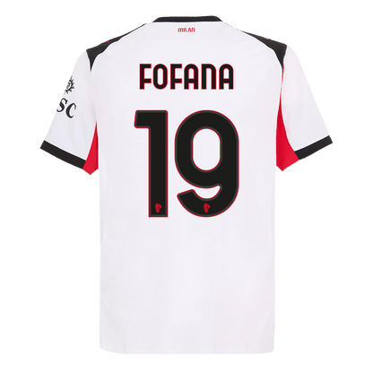 Pánske Futbalový Dres AC Miláno Vonkajší 2025/26 Hráčska Verzia - FOFANA #19