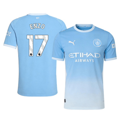 Manchester City pánsky Domáci futbalový dres 2026/27 – ENZO #17 [hráčska verzia]