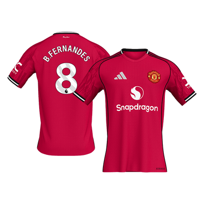 Manchester United pánsky domáci futbalový dres 2025/26 - B.FERNANDES #8 (Prémiová kvalita)