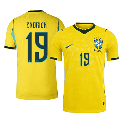 Pánske Futbalový Dres Brazília Domáci MS 2026 Hráčska Verzia - ENDRICK #19