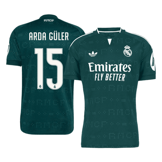 Real Madrid pánsky vonkajší futbalový dres 2026/27 – ARDA GÜLER #15