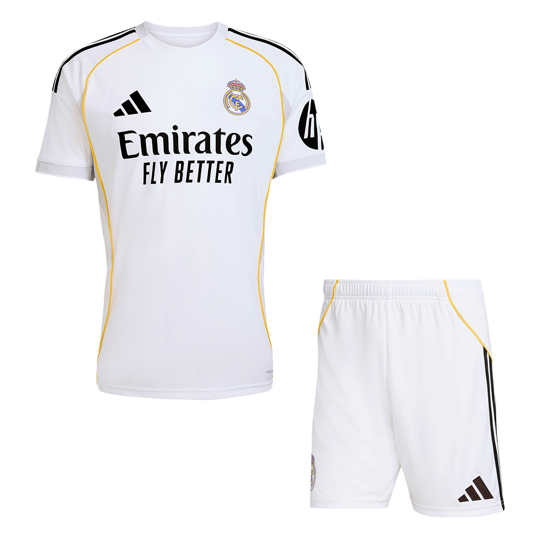 Real Madrid pánska domáca futbalová súprava 2025/26 (Prémiová kvalita)