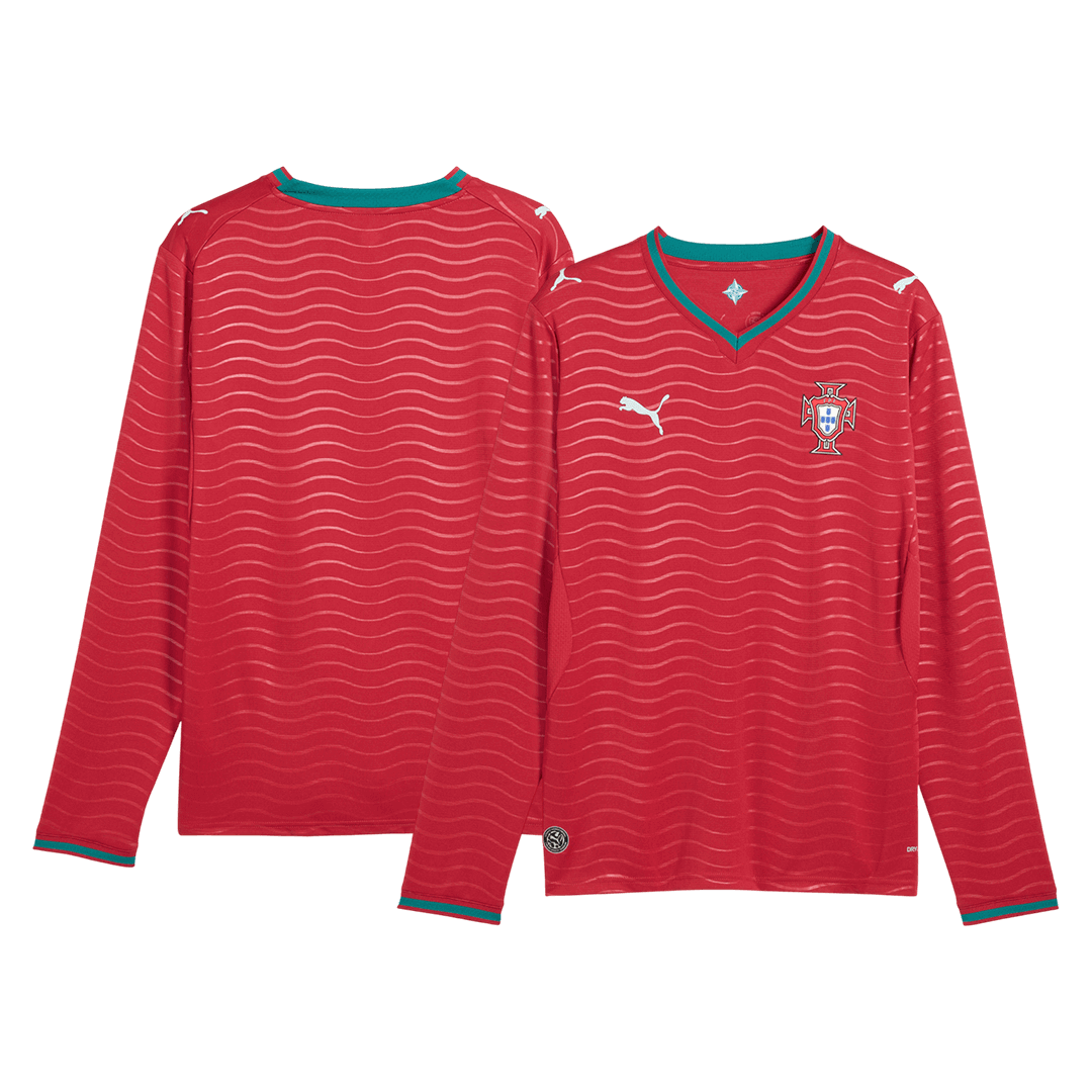 Portugalsko pánsky domáci futbalový dres s dlhými rukávmi MS 2026