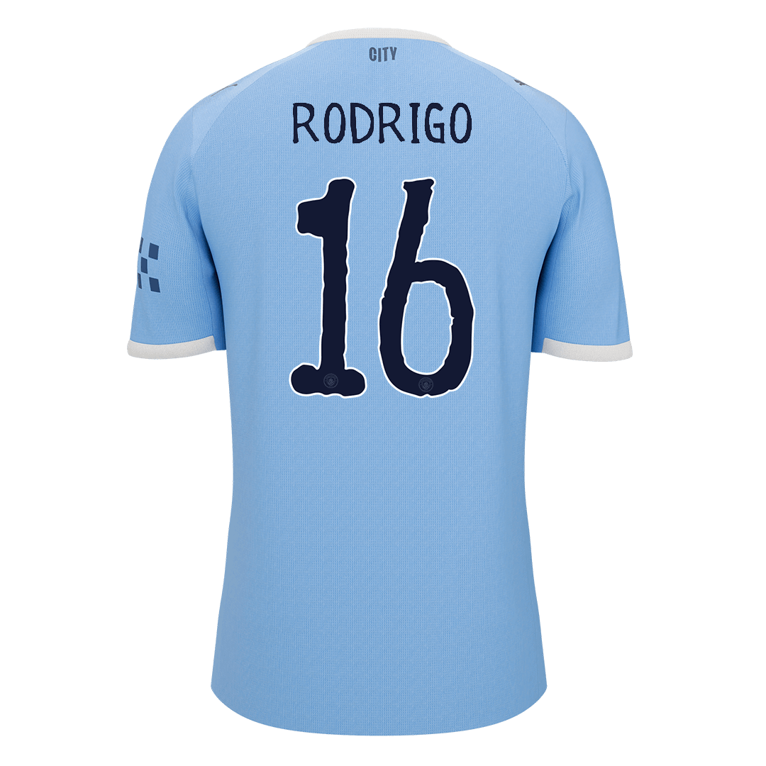 Manchester City pánsky domáci futbalový dres MS 2025/26 - RODRIGO #16 (Prémiová kvalita)