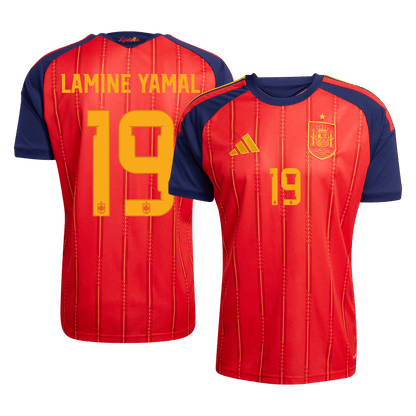 Španielsko pánsky domáci futbalový dres MS 2026 - LAMINE YAMAL #19 (Prémiová kvalita)