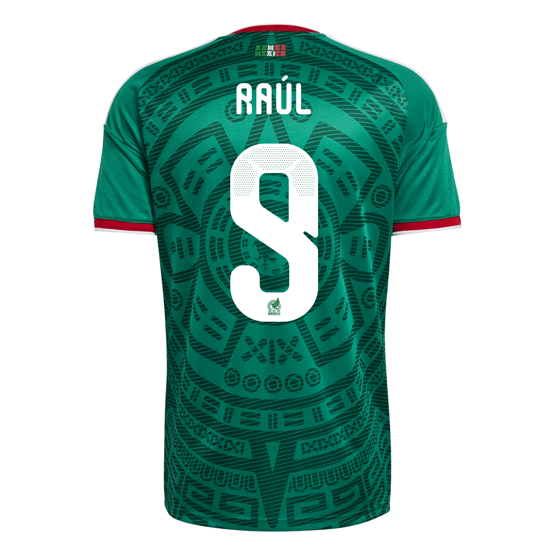 Mexiko pánsky domáci futbalový dres MS 2026 - Raúl #9 (Prémiová kvalita)