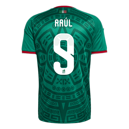 Mexiko pánsky domáci futbalový dres MS 2026 - Raúl #9 (Prémiová kvalita)