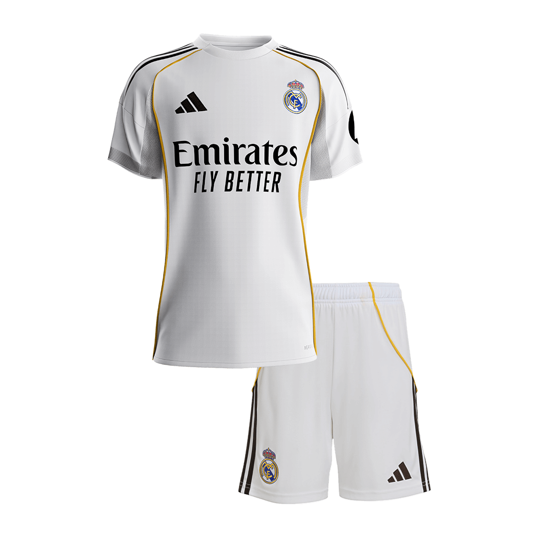 Real Madrid detská domáca futbalová súprava 2025/26 (Prémiová kvalita)