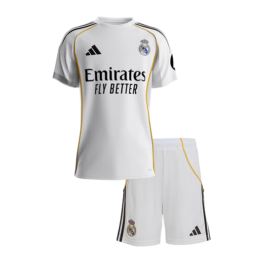 Real Madrid detská domáca futbalová súprava 2025/26 (Prémiová kvalita)