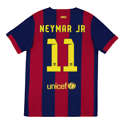 Barcelona pánsky domáci retro futbalový dres 2014/15 - NEYMAR JR #11