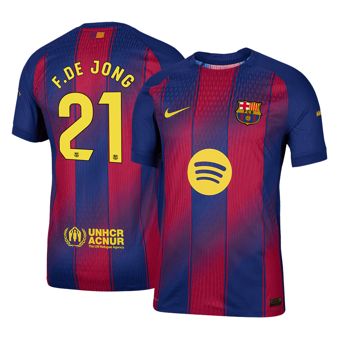 Barcelona pánsky domáci futbalový dres 2025/26 - F.DE JONG #21 [hráčska verzia]