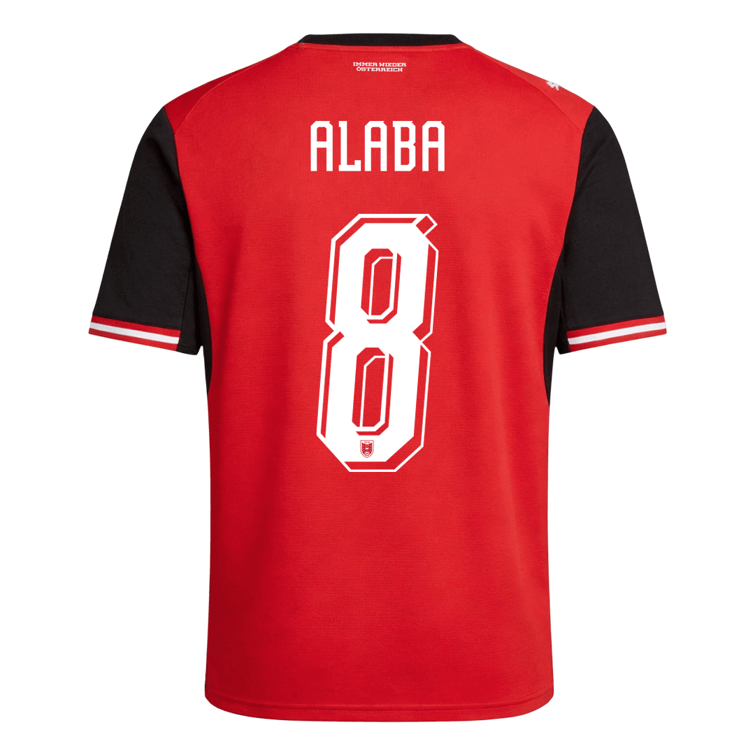 Rakúsko pánsky domáci futbalový dres MS 2026 - ALABA #8