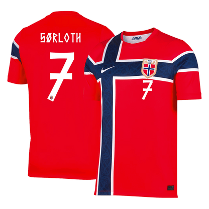 Nórsko pánsky domáci futbalový dres MS 2026 - SØRLOTH #7