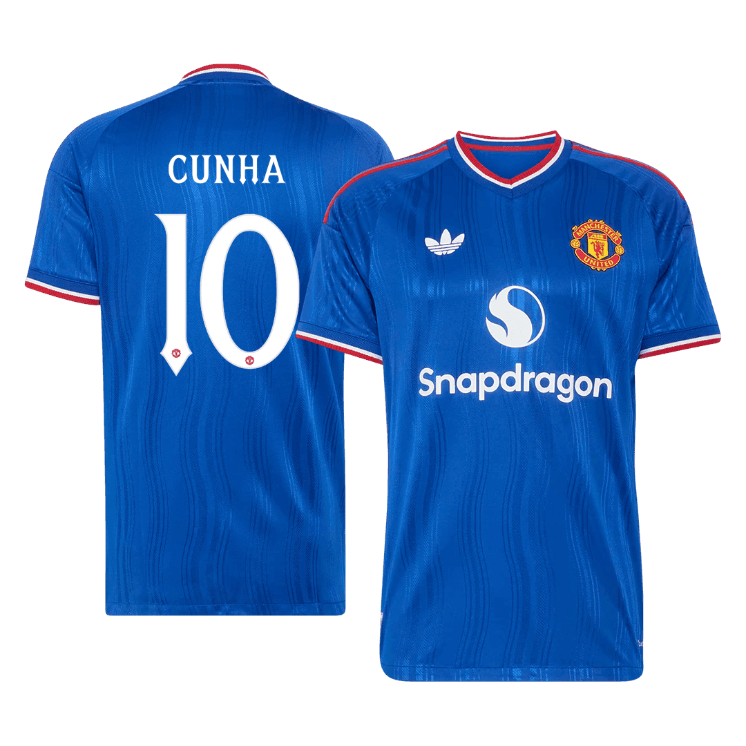 Manchester United pánsky Vonkajší futbalový dres 2026/27 – CUNHA #10 – UCL [hráčska verzia]