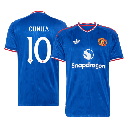 Manchester United pánsky Vonkajší futbalový dres 2026/27 – CUNHA #10 – UCL [hráčska verzia]