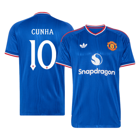 Manchester United pánsky Vonkajší futbalový dres 2026/27 – CUNHA #10 – UCL [hráčska verzia]