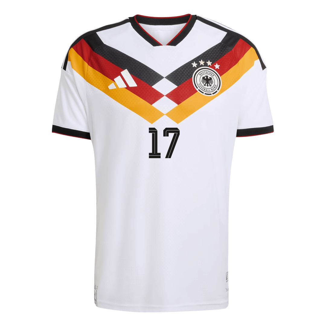 Nemecko pánsky domáci futbalový dres MS 2026 - WIRTZ #17 [hráčska verzia]