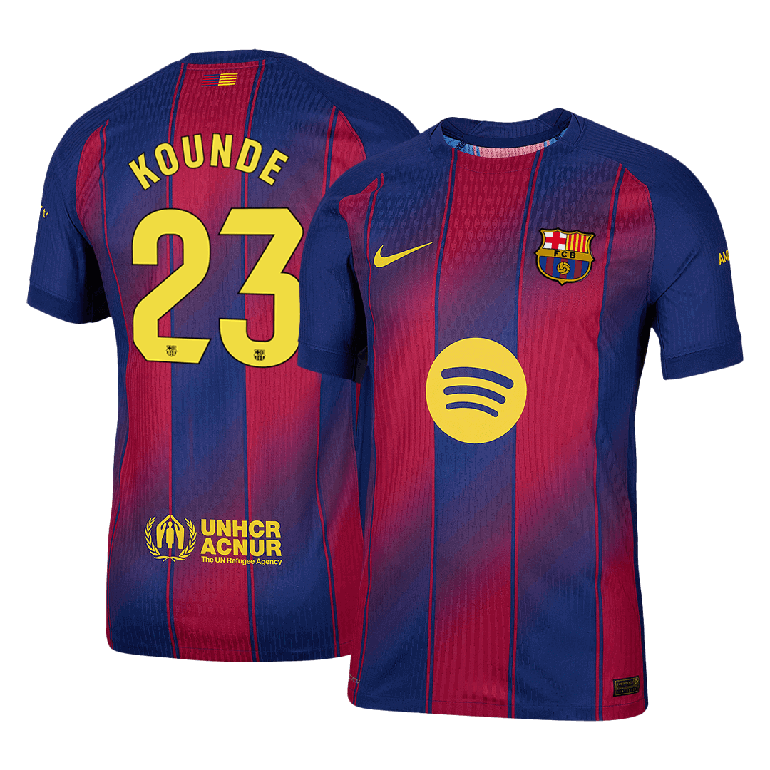 Barcelona pánsky domáci futbalový dres 2025/26 - KOUNDE #23 [hráčska verzia]
