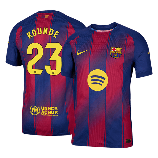 Barcelona pánsky domáci futbalový dres 2025/26 - KOUNDE #23 [hráčska verzia]