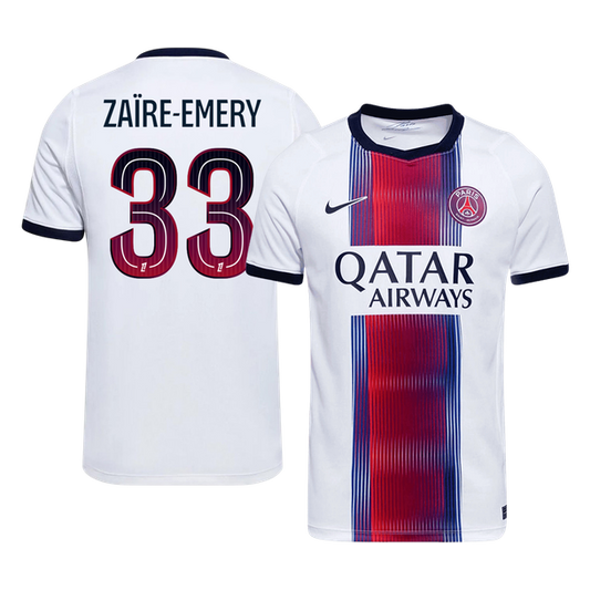 PSG pánsky Vonkajší futbalový dres 2026/27 – ZAÏRE-EMERY #33