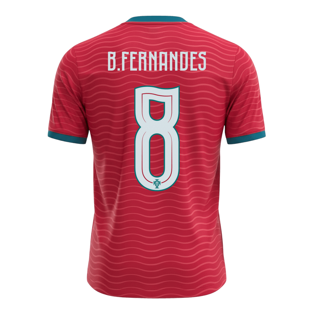 Portugalsko pánsky domáci futbalový dres MS 2026 - B.FERNANDES #8 (Prémiová kvalita)