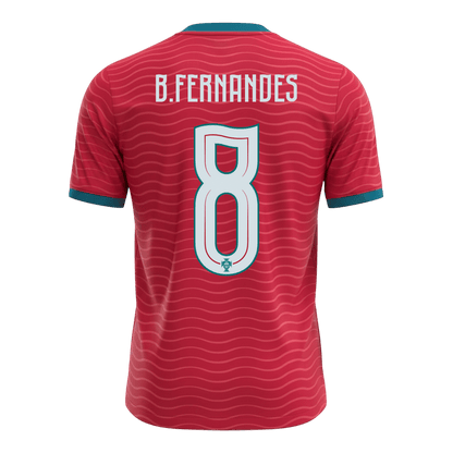 Portugalsko pánsky domáci futbalový dres MS 2026 - B.FERNANDES #8 (Prémiová kvalita)