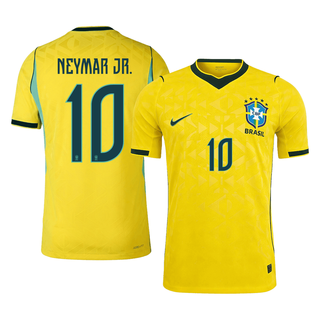 Pánske Futbalový Dres Brazília Domáci MS 2026 Hráčska Verzia - NEYMAR JR. #10