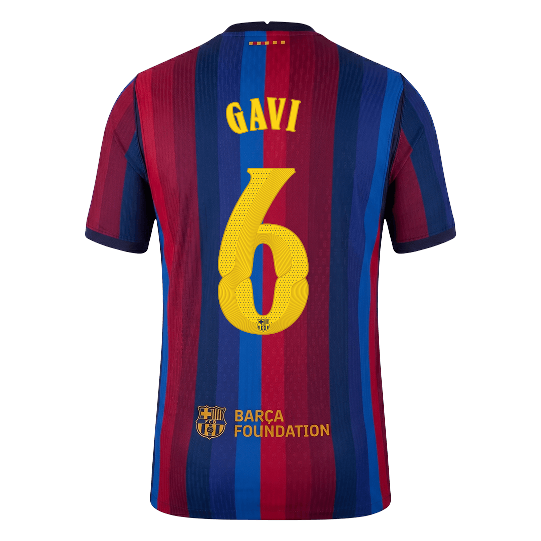 Barcelona pánsky domáci futbalový dres 2026/27 – GAVI #6 – UCL [hráčska verzia]