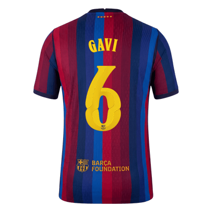 Barcelona pánsky domáci futbalový dres 2026/27 – GAVI #6 – UCL [hráčska verzia]