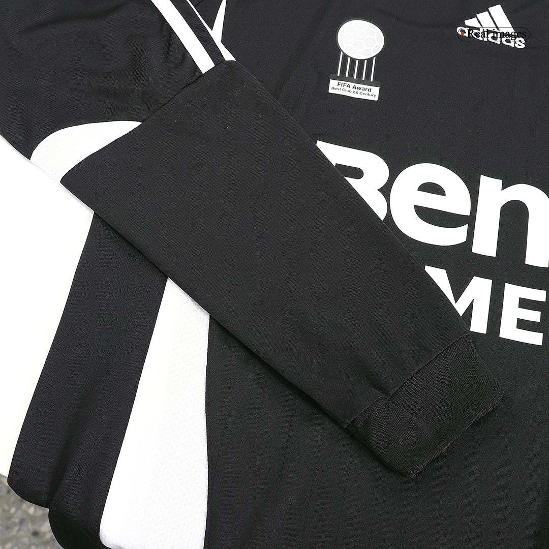 Real Madrid pánsky vonkajší retro futbalový dres s dlhými rukávmi 2006/07 - RAUL #7