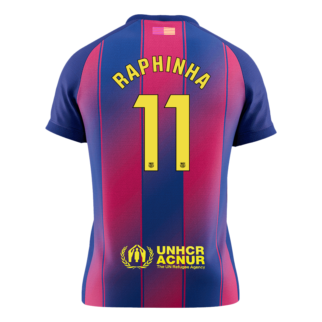 Barcelona pánsky domáci futbalový dres 2025/26 - RAPHINHA #11 (Prémiová kvalita)
