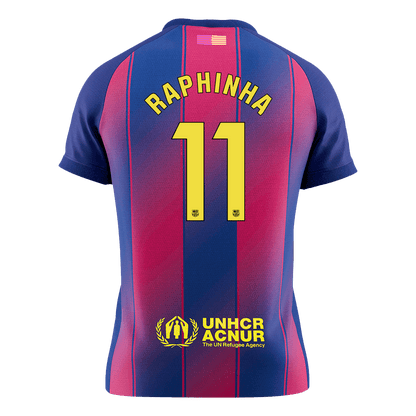 Barcelona pánsky domáci futbalový dres 2025/26 - RAPHINHA #11 (Prémiová kvalita)