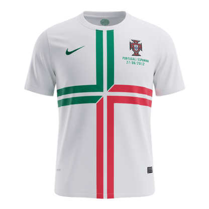 Portugalsko pánsky vonkajší retro futbalový dres 2012