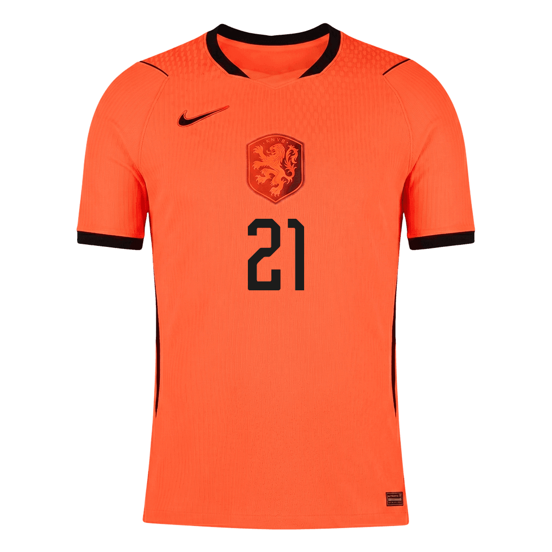 Pánske Futbalový Dres Holandsko Domáci MS 2026 Hráčska Verzia - F.DE JONG #21