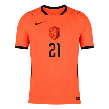 Pánske Futbalový Dres Holandsko Domáci MS 2026 Hráčska Verzia - F.DE JONG #21