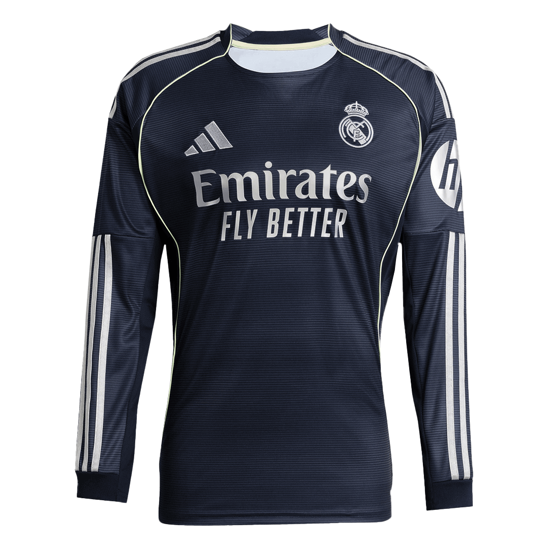 Real Madrid pánsky vonkajší futbalový dres s dlhými rukávmi 2025/26