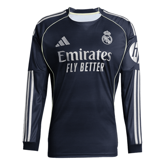 Real Madrid pánsky vonkajší futbalový dres s dlhými rukávmi 2025/26