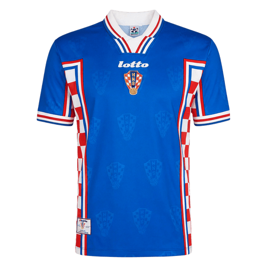 Pánske Retro Futbalový Dres Chorvátsko Vonkajší 1998