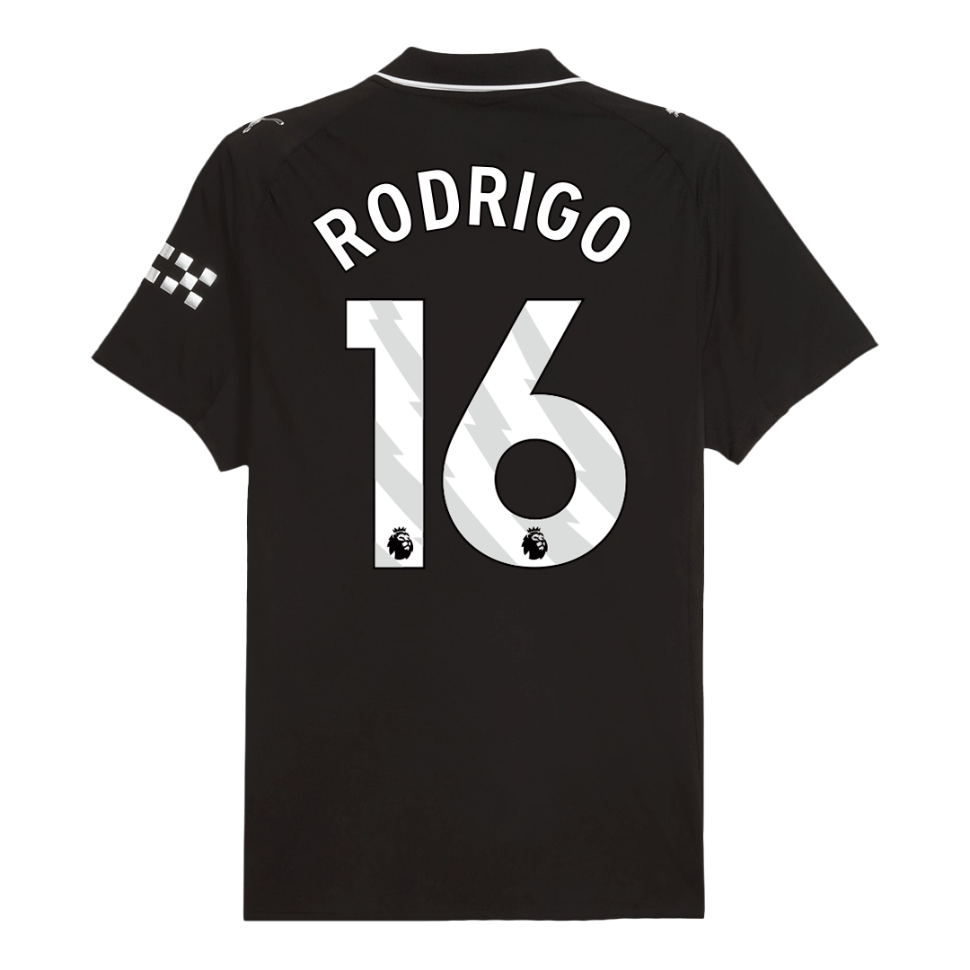 Manchester City pánsky vonkajší futbalový dres 2025/26 - RODRIGO #16 [hráčska verzia]