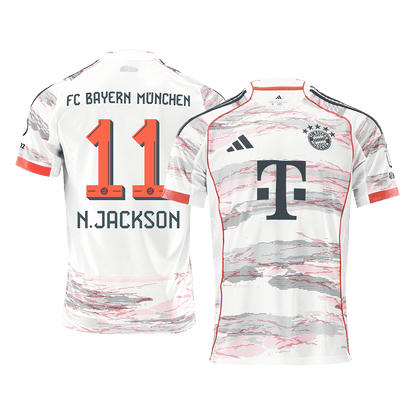 Bayern Mníchov pánsky vonkajší futbalový dres 2025/26 - N.JACKSON #11