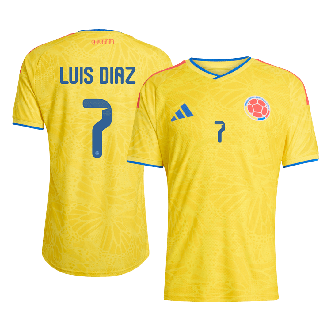 Kolumbia pánsky domáci futbalový dres MS 2026 - LUIS DíAZ #7 [hráčska verzia]