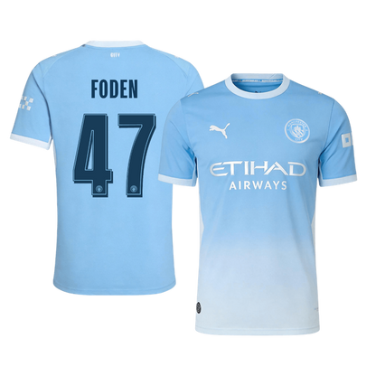 Manchester City pánsky Domáci futbalový dres 2026/27 – FODEN #47 – UCL [hráčska verzia]
