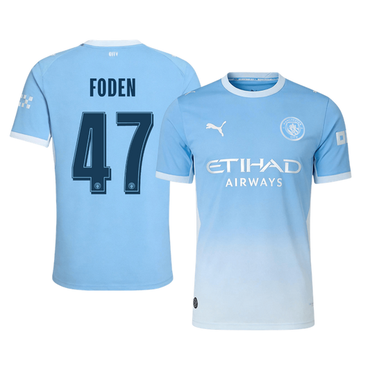 Manchester City pánsky Domáci futbalový dres 2026/27 – FODEN #47 – UCL [hráčska verzia]