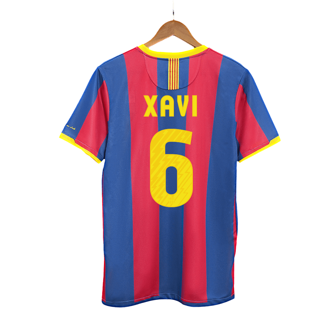 Barcelona pánsky domáci retro futbalový dres 2010/11 - XAVI #6
